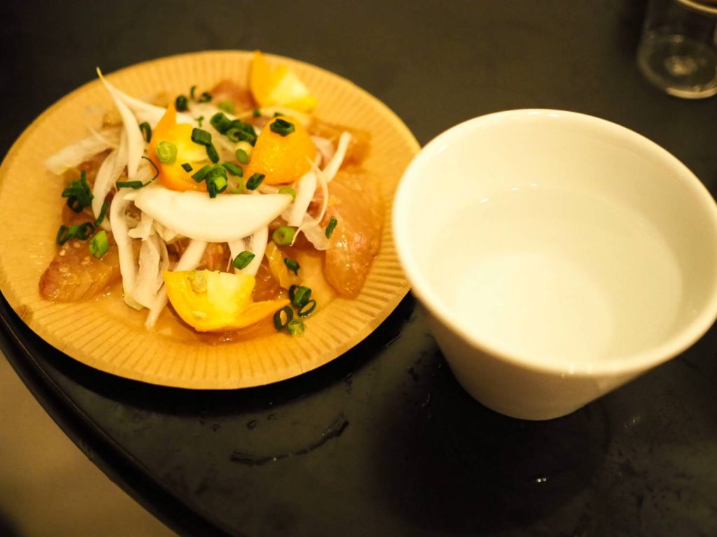 宮崎県産のお魚のカルパッチョ